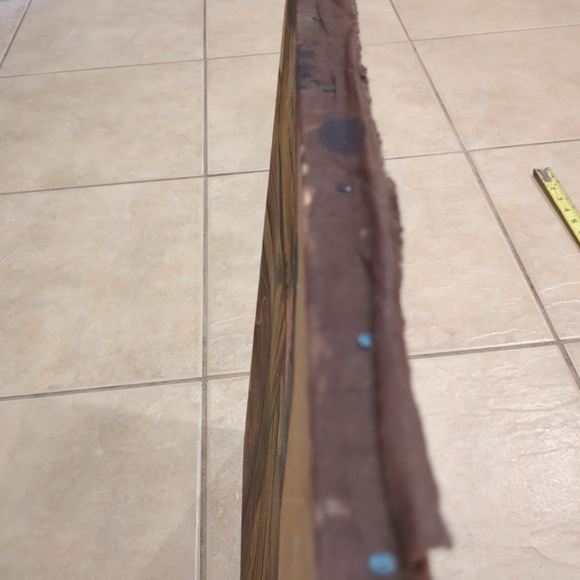 Vintage "Woman On Doorstep"  Fabric Wall Hanging Picture - Picture 7 of 8